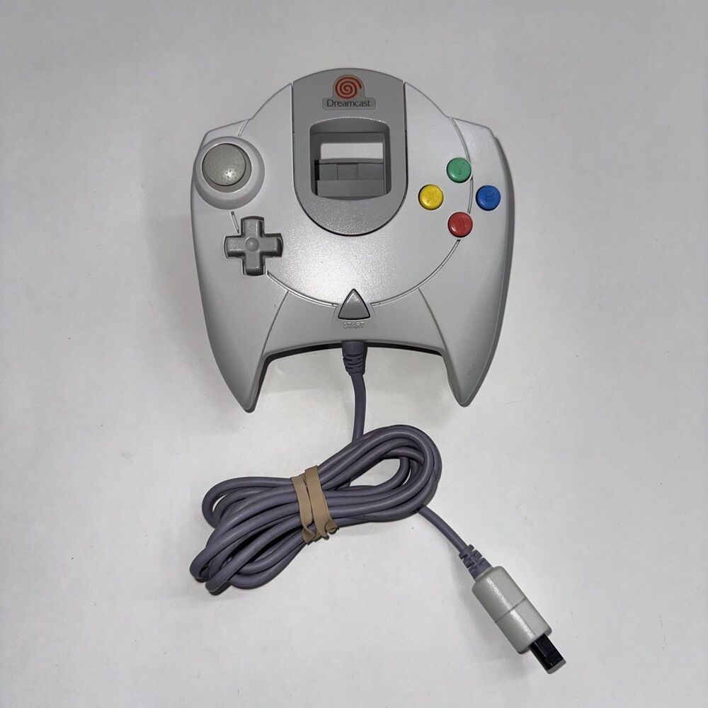 Sega Dreamcast OEM Controller HKT-7700 Official White Wired Gamepad